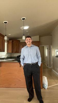 Open house operated by me to offer potential clients a first-hand look at their potential future home.