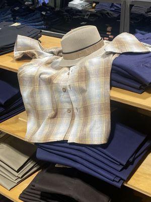 Signature hat, and a badass shirt