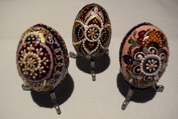 "Pysanky", highly decorative traditional Ukrainian Easter Eggs