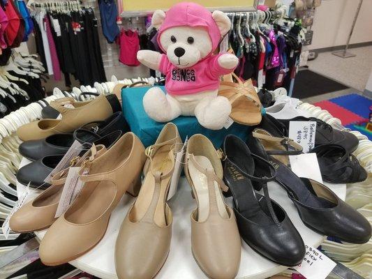 Lots of dance shoes to choose from