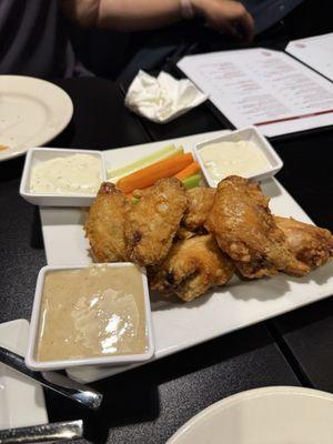 Plain fried chicken wings