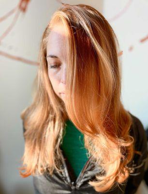 Balayage Hair Color and Gloss