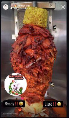 Al pastor del trompo