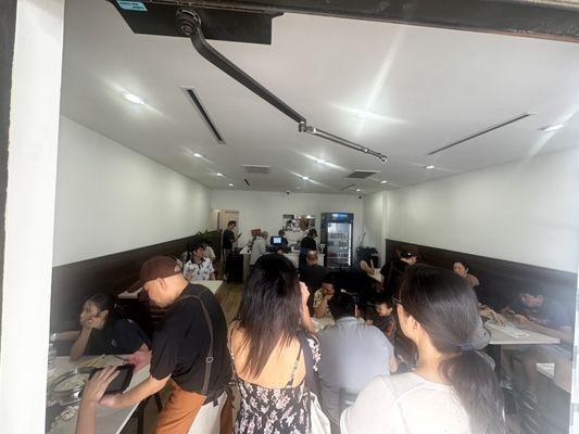 It is busy for soft opening!