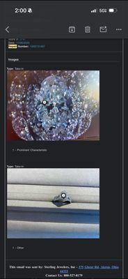 What they soldered and tried to hide - completely wrong ring