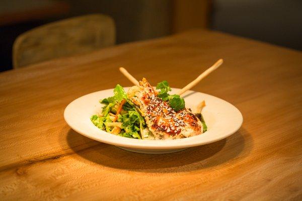 Warm Asian Glazed Chicken Salad