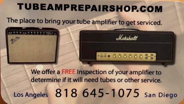 Tube Amp Repair Shop