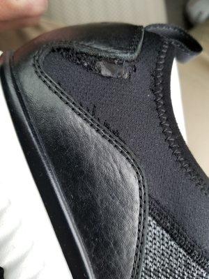 Coming apart at both heels