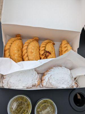 Savory -"The English" "The Gaucho" "Chuck wagon Sweet - "The Evita" (off menu)