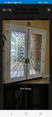 Custom glass inserts