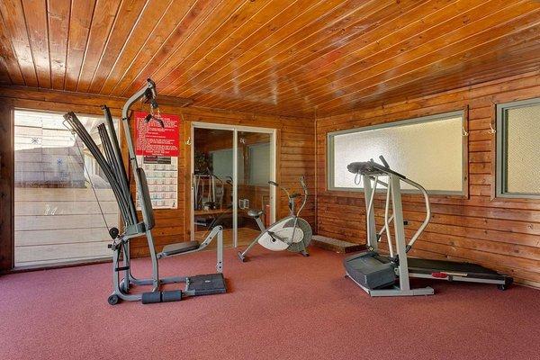 health club and steam room