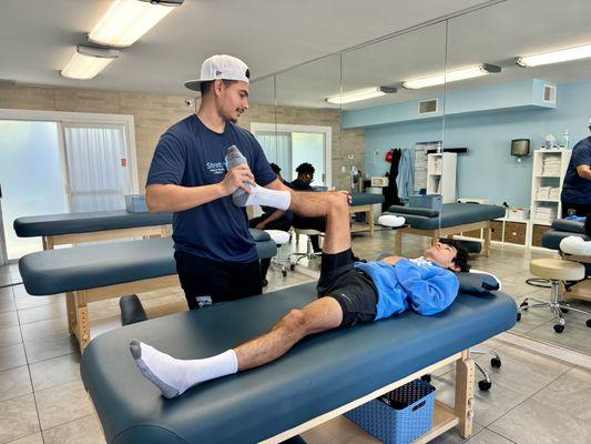 Stretching for young athletes in South Bay Los Angeles