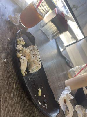 El rollo que llego 1 hora después!! Ni siquiera estaba empanizado y tardaron tanto para esto?