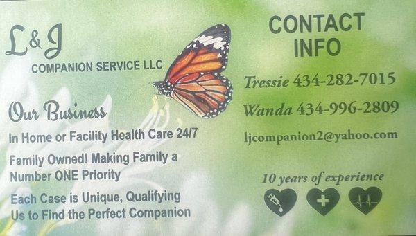L&J Companion Home Health Care