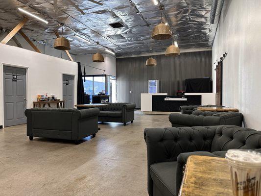 View of the entrance