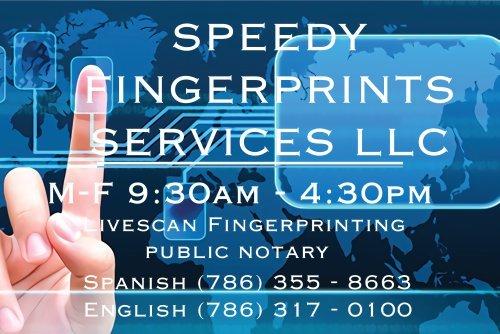 Speedy Fingerprints Services