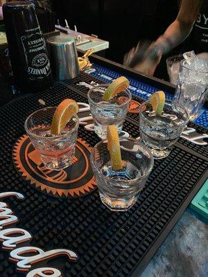 Birthday shots! Tequila of course