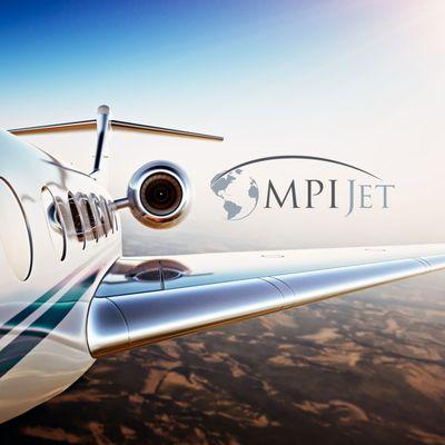 MPI Jet Logo with Private Aircraft