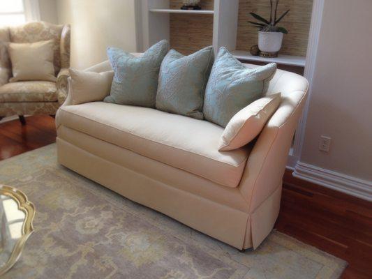 Skirted sofa