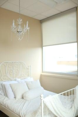 Skip expensive hotel rentals with poor lighting and shoot boudoir at The Studio.