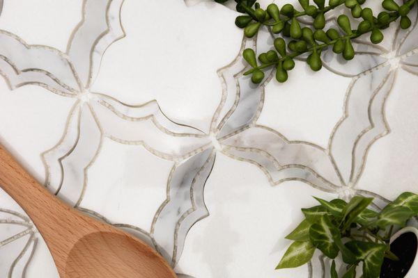 Beautiful Waterjet-Cut Mosaics from Anthology Tile available at Tile Mart!
