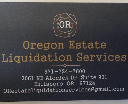 Oregon Estate Liquidation Services