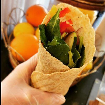 Gluten Free Cool Veg Wrap