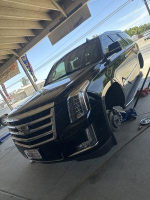 I have been to alot of tire shops in my and I have found that the service is over the top! Friendly, professional and fast.