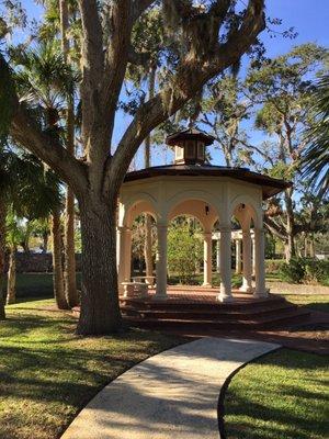 Gazebo on the property vs the river one