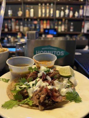 Brisket taco is amazing