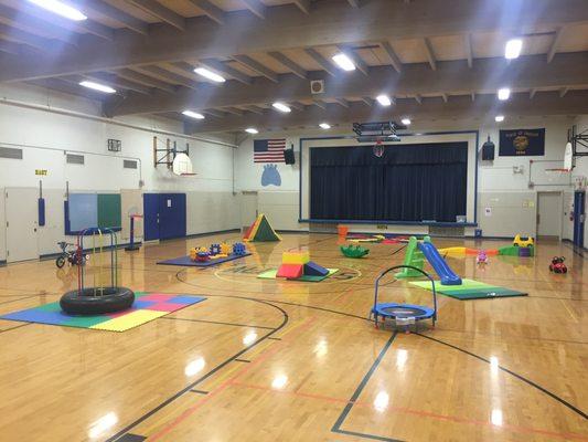 Indoor Playground @ Palisades held in the gym on Fridays from 9:30a-11:30a!
