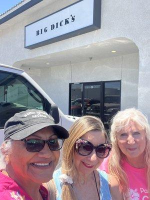 Gal pals lunch at Big Dicks Pizza