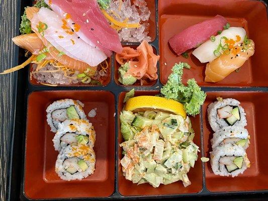 Sushi Sushi, and Sashimi Combo