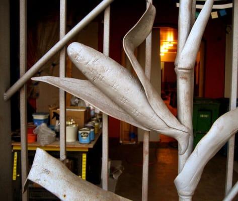 Gracias Madre forging detail (pre-oxidation)