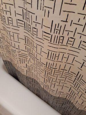 This shower curtain is dirty and has mold. Never was washed.