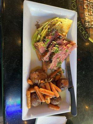 Amazing Corn Beef and Cabbage Dinner.