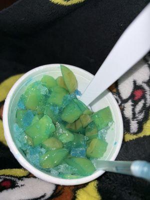 Like what is this just chunks of big sour pickles cut and they taste horrible .