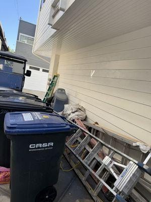 couldn't use our carport