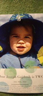 This one is a Columbia mom's Arthur. He's fine and healthy. I stay at their gparents house. Where to next?