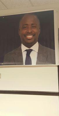 La councilmember Marqueece Harris-Dawson