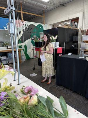 Speaker Jessy Lozada of Reno Flower Co