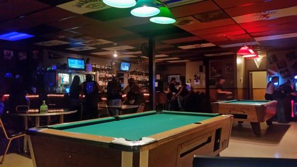 Inside the bar
