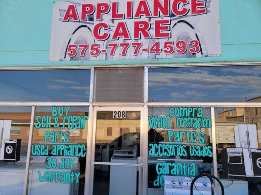 Appliance care