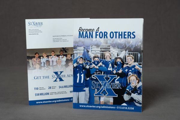 Commercial Printing - Recruitment Folder Brochure, Three Panel, 24" x 11" when fully open - Flottman Company 859.331.6636