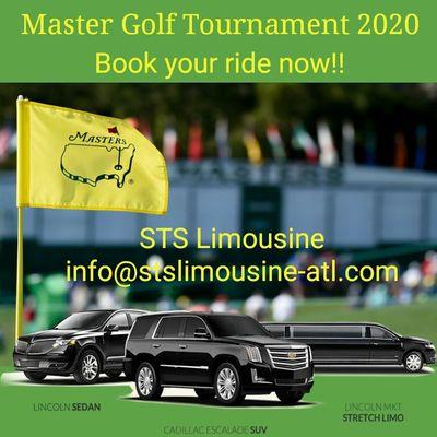 Black car and Limousine service for the bissgest golf tournament in USA.