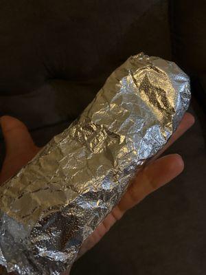 Jr sized burrito