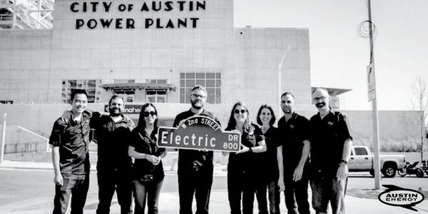 Image from the invitation for the ribbon cutting on 3/27/2017. EV drivers in Austin's PlugIn EVerywhere network were invited.