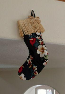 This is where I found a beachy Christmas stocking for my hubby. It's awesome!
