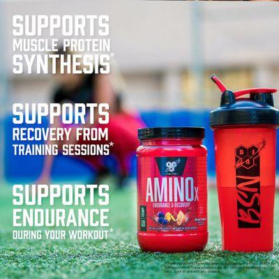 Recovery, it's a beautiful thing. With a leading 10g of amino acids AMINOx by BSN helps you recover faster so you can push further!