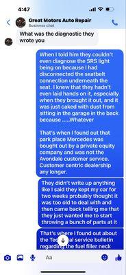 Chat #8 where I outline all the bullshit I had to deal with at other shoppes.